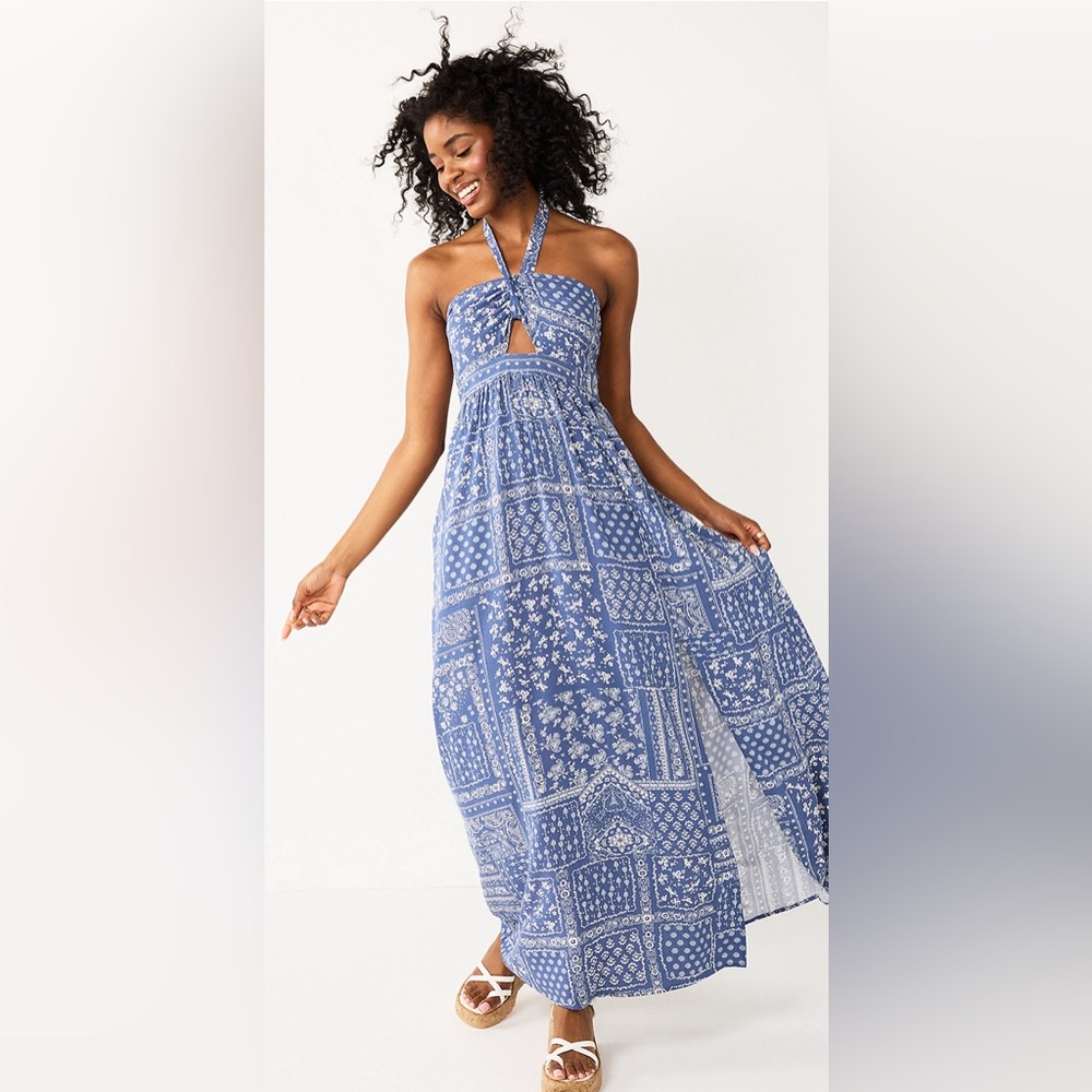 Rewind halter dress